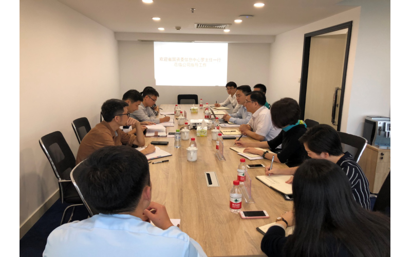 省国资委信息中心罗建明主任带队到海南省信息产业投资有限公司开展调研