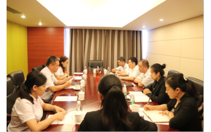 公司纪委书记王德海带队到海南大酒店督查2018年上半年重点工作完成情况
