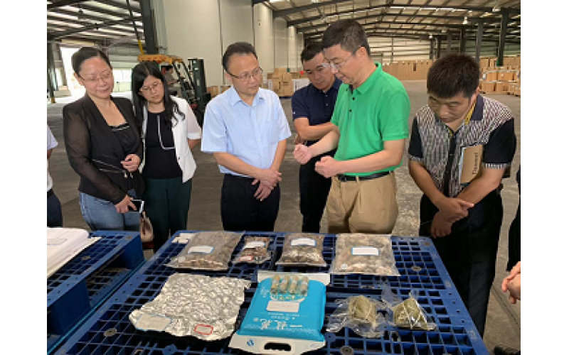 省工信厅副厅长林敏带队到海南联合股权投资基金管理有限公司投资企业进行调研