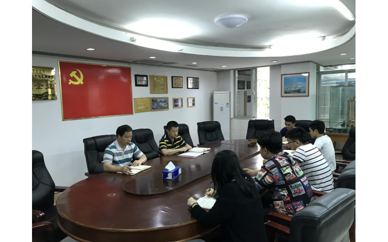 省房地产开发总公司党支部传达学习公司系统党建与党风廉政建设工作会议精神