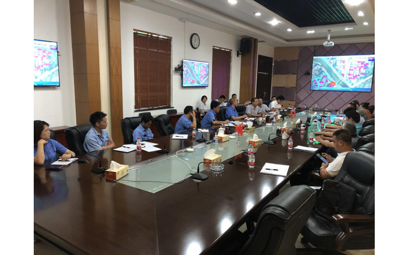 海南华琨物资公司到海南海钢集团公司开展三供一业工作经验交流