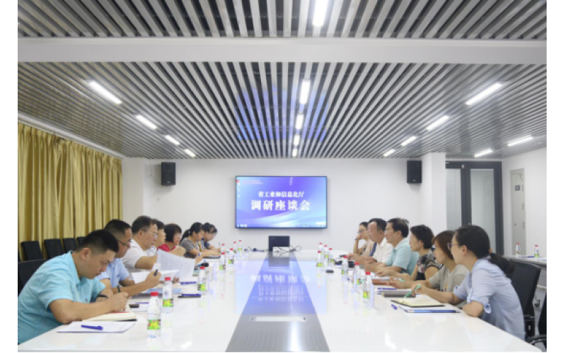 省工信厅领导带队到海南省中小企业服务中心调研