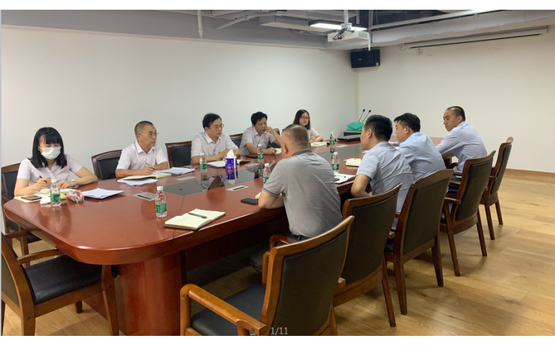 公司党委书记 董事长刘双洋带队到担保公司开展工作调研