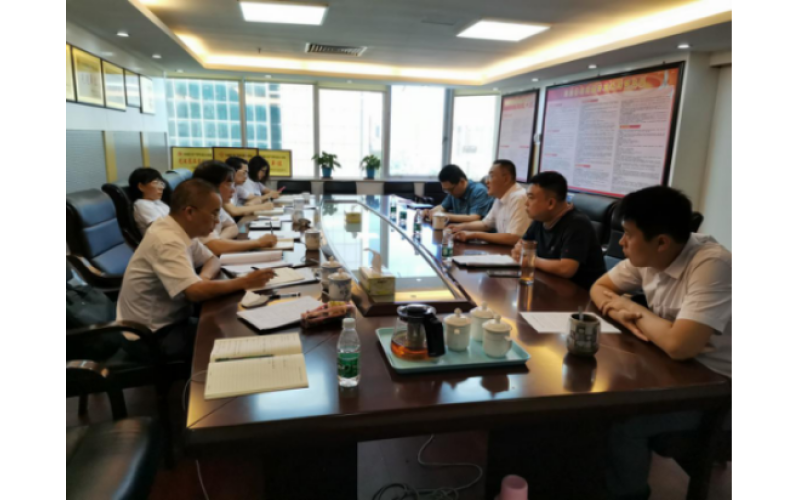 公司党委书记 董事长刘双洋带队到华琨物资公司开展工作调研
