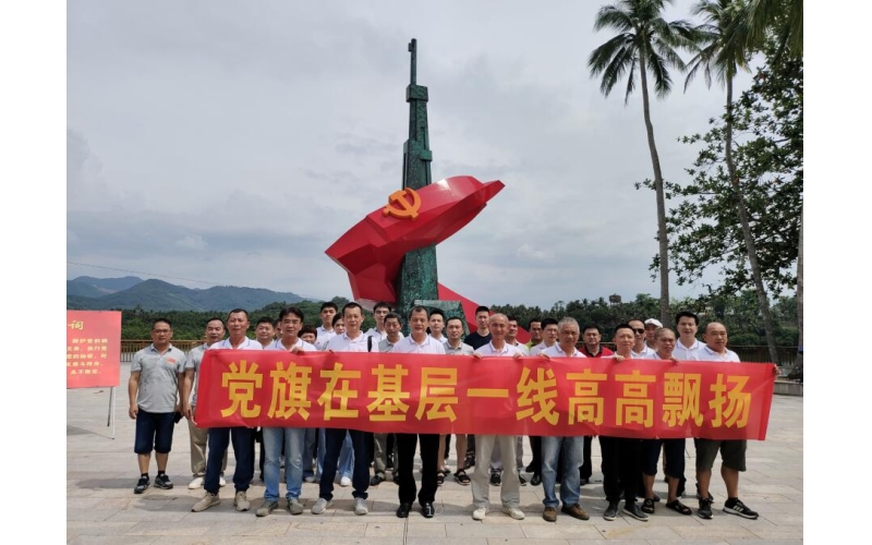 联合小贷党支部开展“党旗在基层一线高高飘扬”主题党日活动