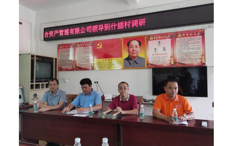 公司领导到乡村振兴帮扶点开展工作调研