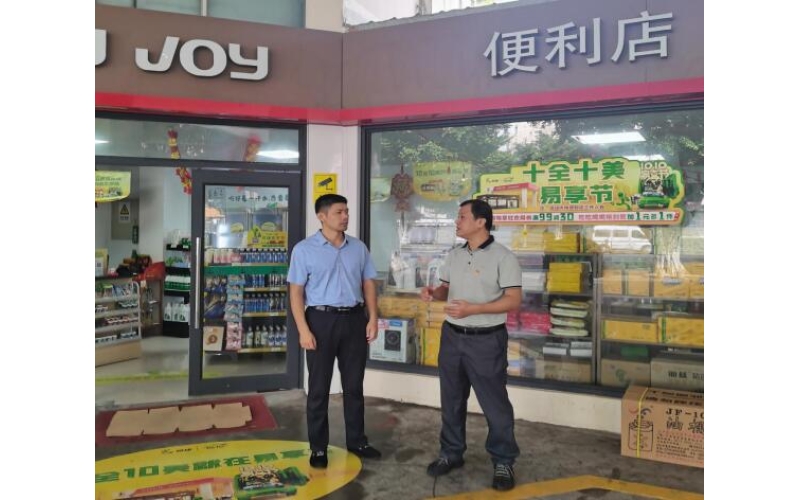 公司纪委书记杜文栋带队到所属油气站调研