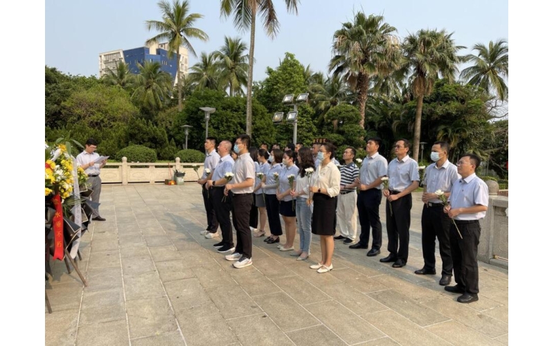 海南联合开展“清明祭英烈”主题党日暨党建带团建活动