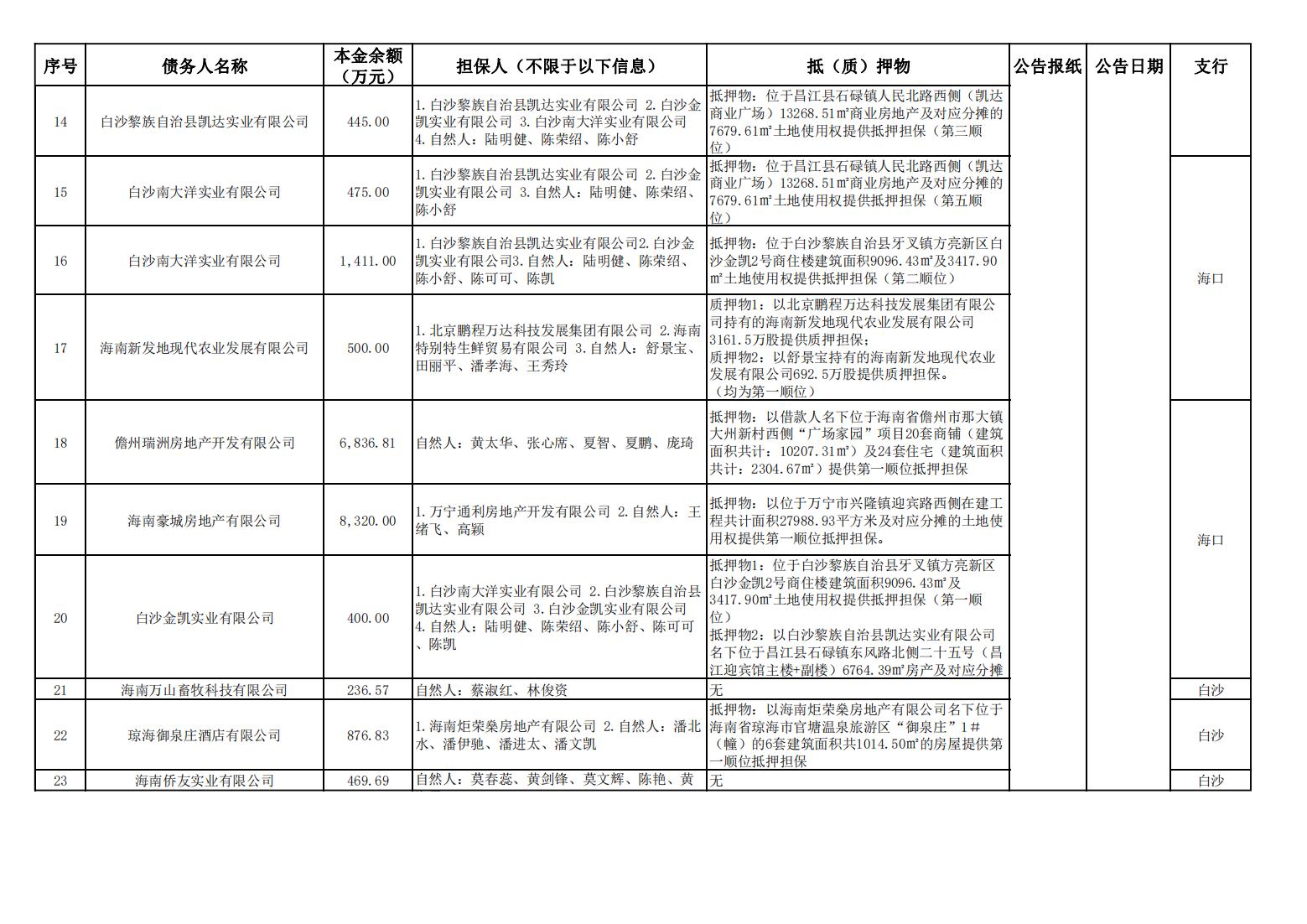 海南联合资产