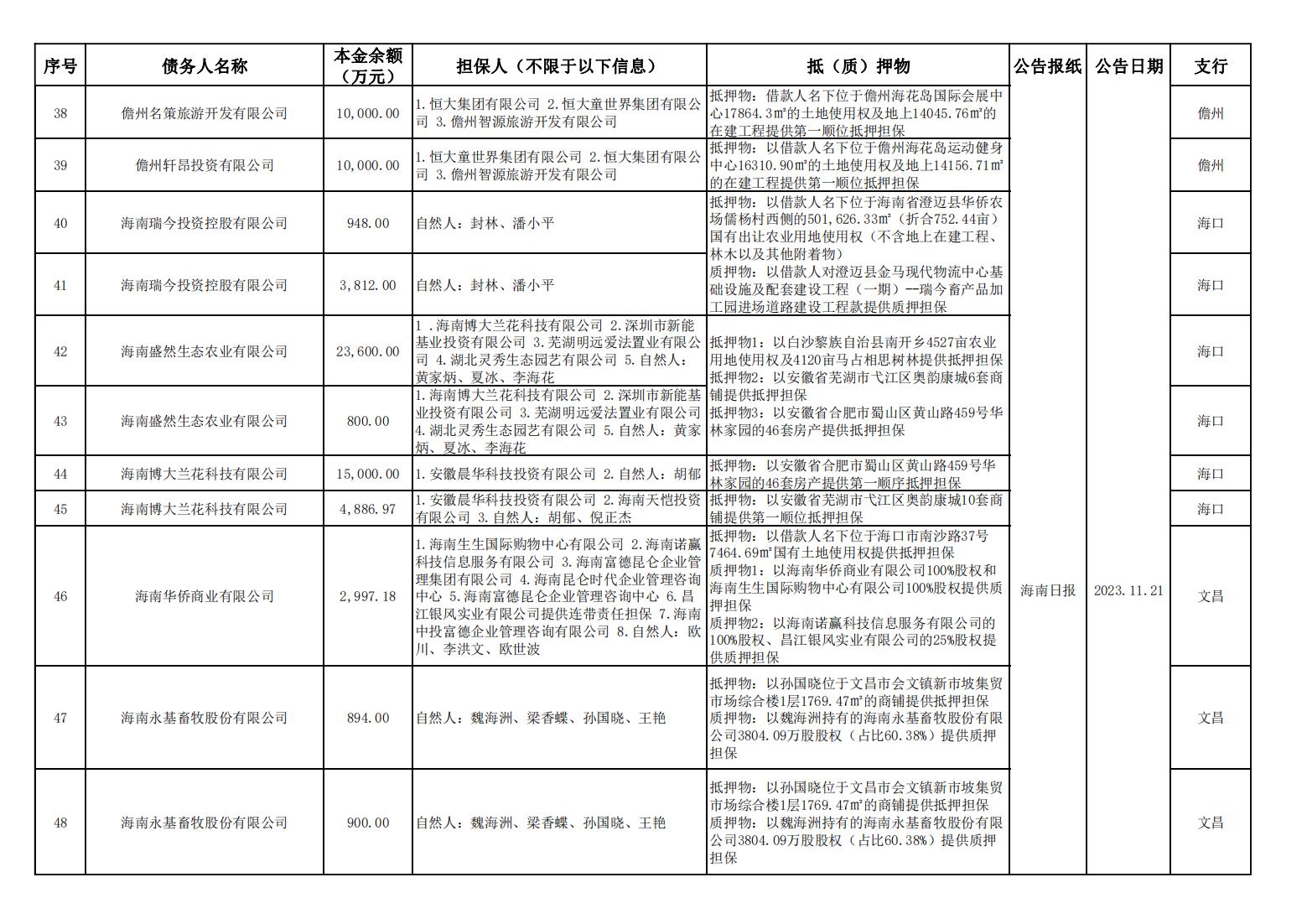 海南联合资产