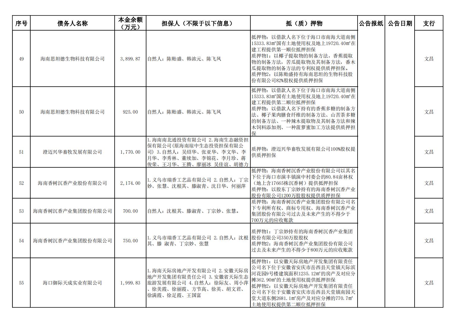 海南联合资产